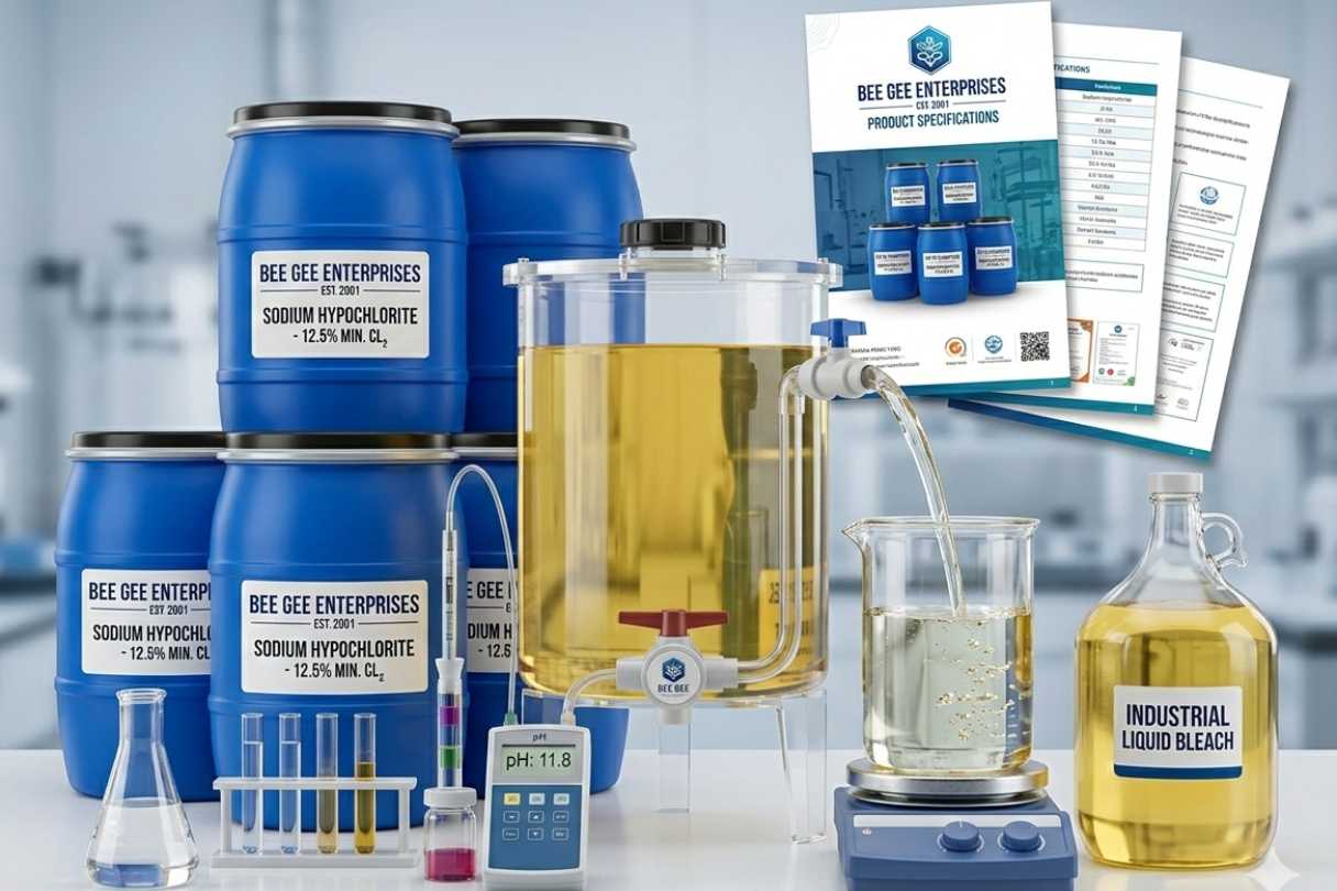 Bee Gee Liquid bleach chlorine solution