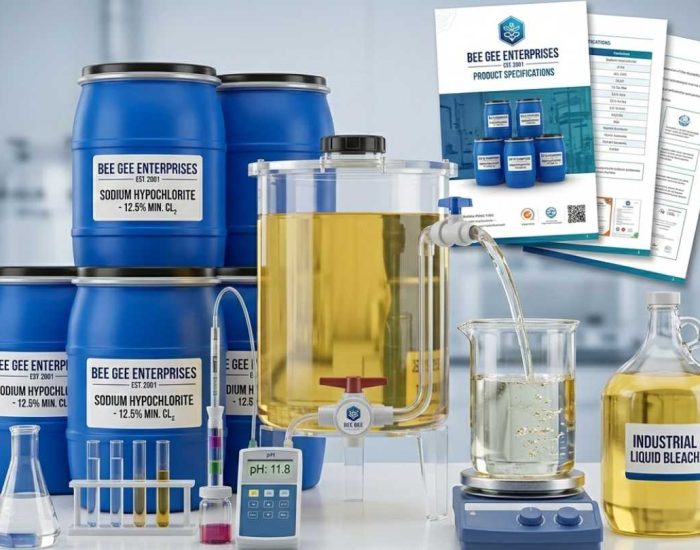 Bee Gee Liquid bleach chlorine solution